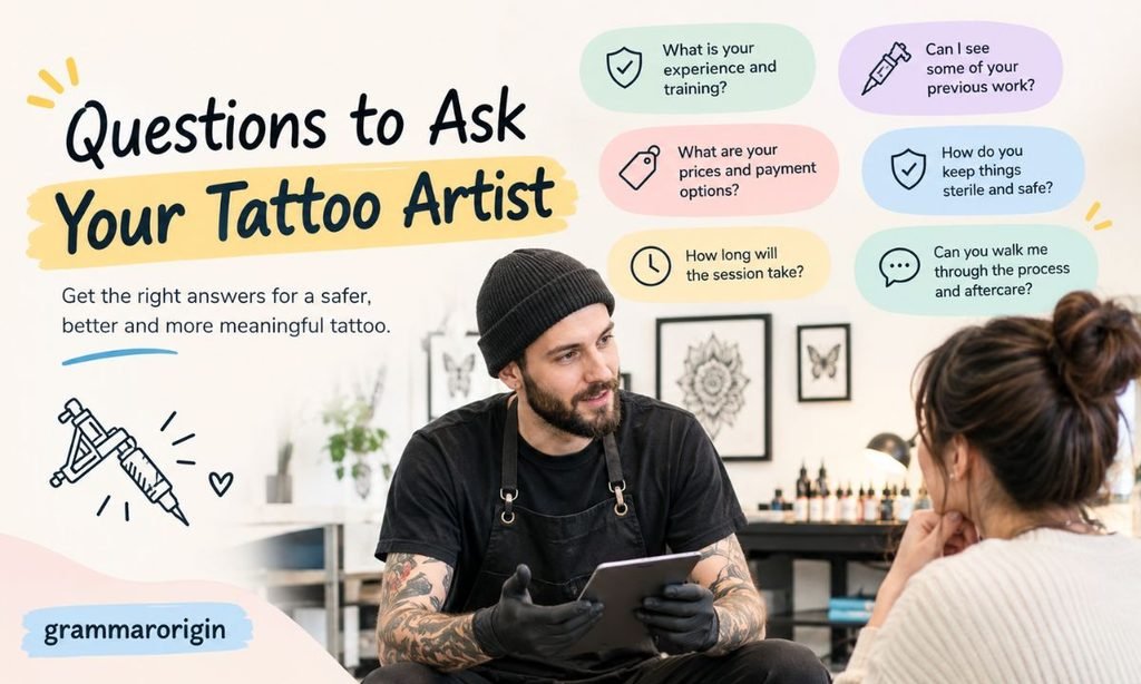 Questions to Ask Your Tattoo Artist
