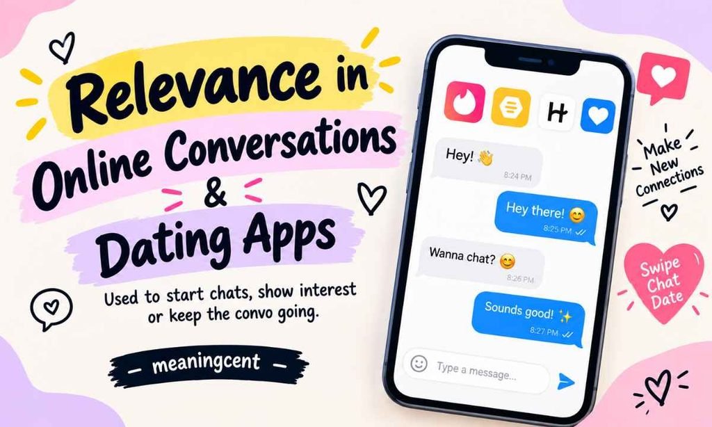 Relevance in Online Conversations & Dating Apps