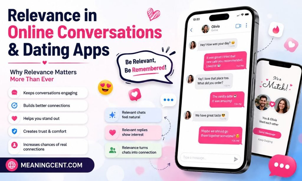 Relevance in Online Conversations & Dating Apps