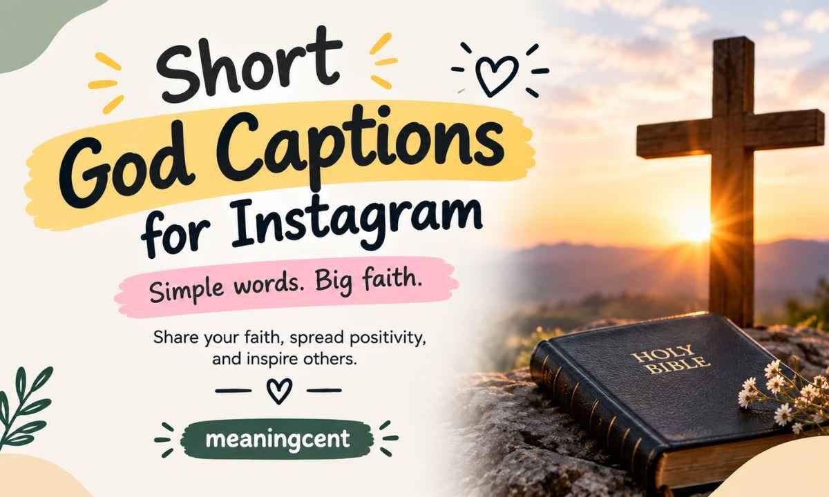 Short God Captions for Instagram