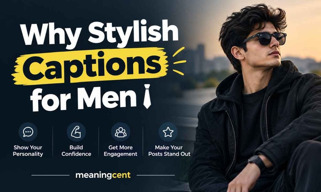 Stylish Captions for Men 