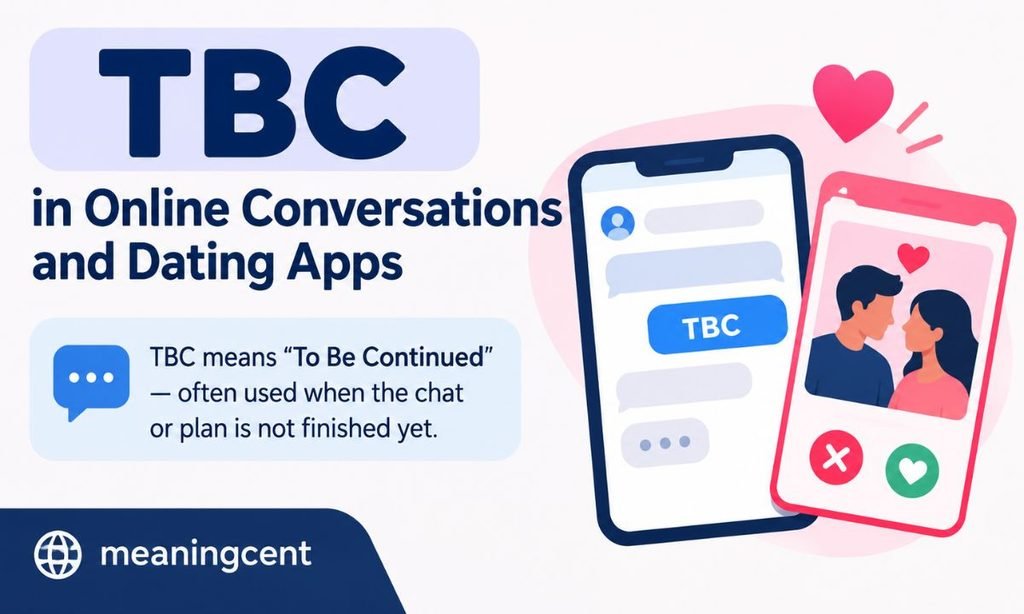 TBC in Online Conversations and Dating Apps
