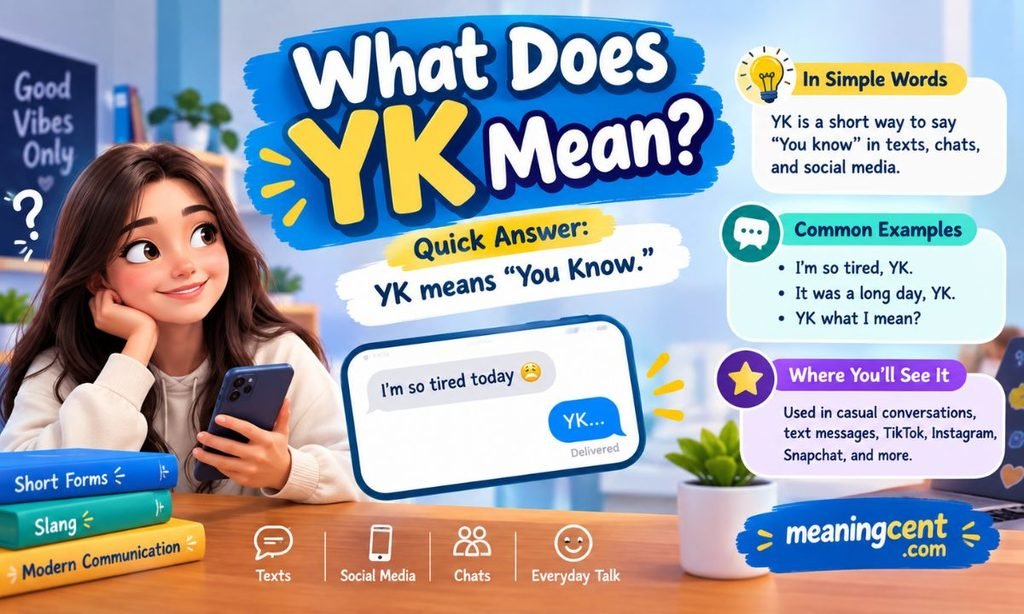 What Does YK Mean