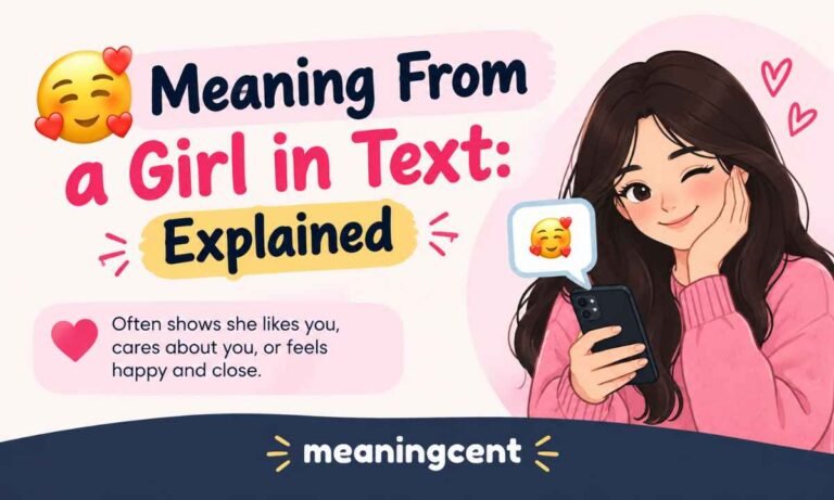🥰 Meaning From a Girl in Text_ Explained