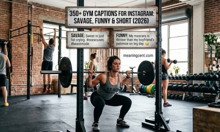 350+ Gym Captions for Instagram_ Savage Funny & Short (2026)