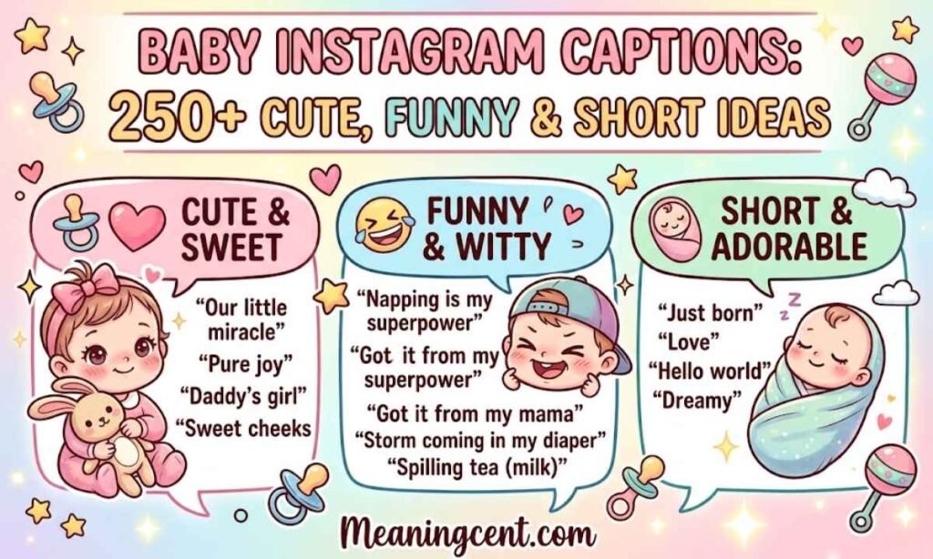 Baby Instagram Captions_ 250+ Cute Funny & Short Ideas