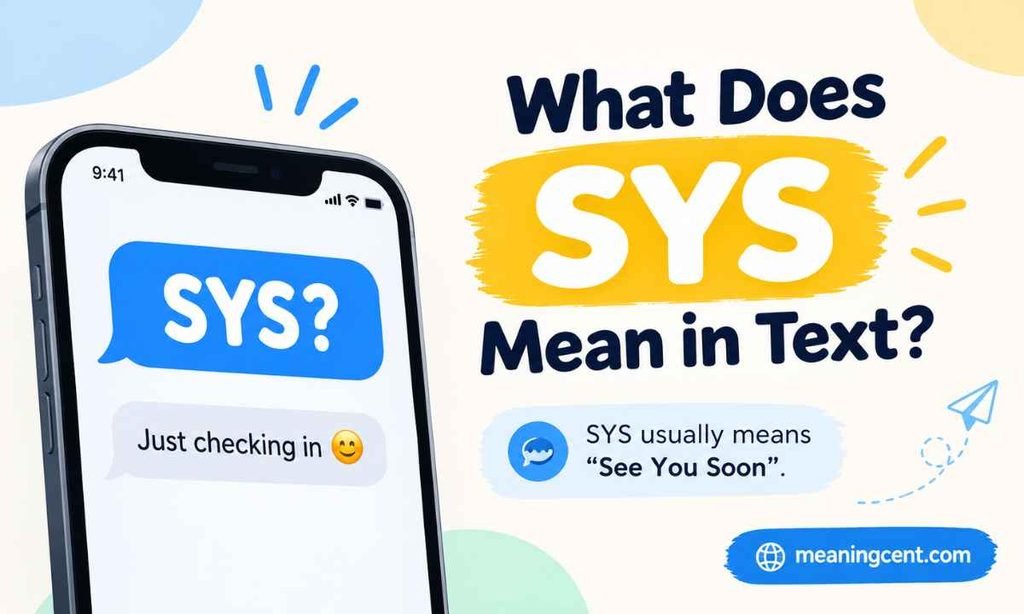 What Does SYS Mean in Text