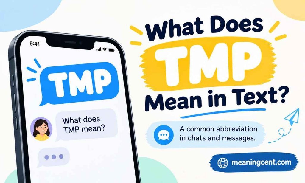 What Does TMP Mean in Text