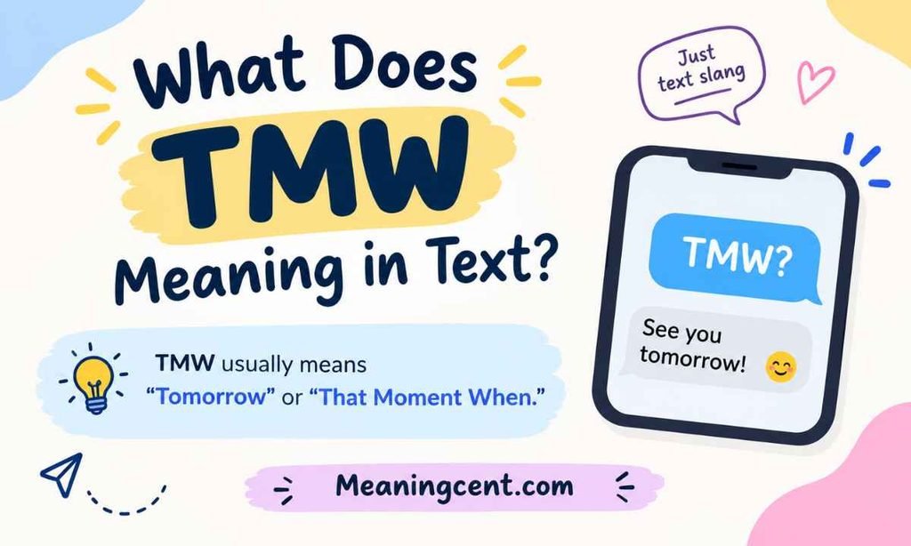 What Does TMW Meaning in Text
